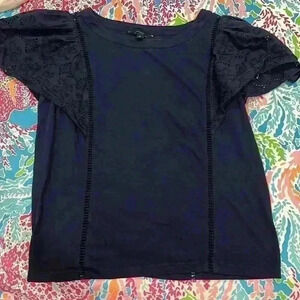 Banana Republic blouse navy size medium